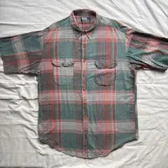 【90s】Ralph Lauren マドラスチェック サファリシャツ