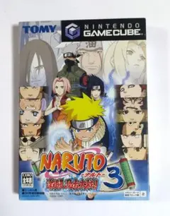 任天堂ゲームキューブ用ソフト『ナルト激闘忍者大戦！３』【中古品・動作未確認】