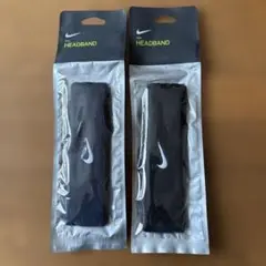 Nike ヘッドバンド ブラック ネイビー　2個セット