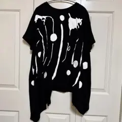 お値下げ中⟡.·*.デザインブラックTシャツ