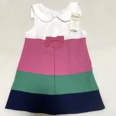 【新品】ジンボリーカラフルノースリーブワンピース 90cm