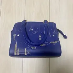 ディズニー ピーターパン ハンドバッグ ショルダーバッグ ブルー