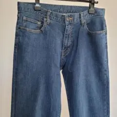 ストレッチ　デニムパンツ　ダークブルー　濃紺 　メンズ 88