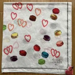 Ladurée マカロン柄 ハンカチ