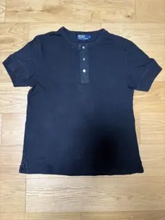 POLO Ralph Lauren ヘンリーネックTシャツ ブラック 90s