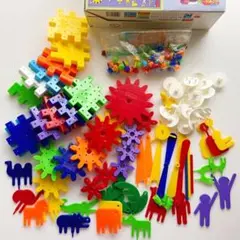 【USED美品】ボーネルンド カラフルギア 動物園 ギアパーク