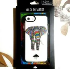 【mulga the artist】 モルガ iPhone スマホ ケース ゾウ