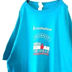 ユナイテッドヘルスケア ボランティア テキサス Tシャツ XL グリーン緑古着