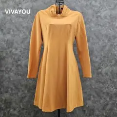 VIVIAYOU Aラインワンピース マスタード M