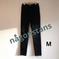 ナゴンスタンス nagonstans ブラックデニム ジーンズ 38 M