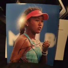 直筆サイン入り写真 大坂なおみ WTA /フレームなし/SA鑑定済 leaf 大坂なおみ サインカード - メルカリ