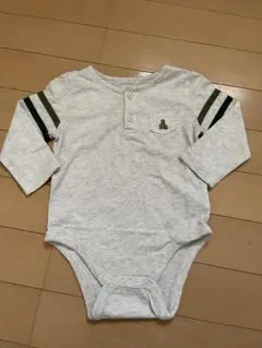 GAP ボディスーツ グレー ロンパース　70 6-12M
