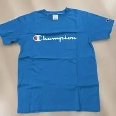 Champion Tシャツ 青 M ポケット付き