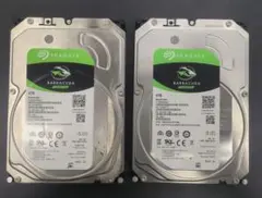SEAGATE／3.5インチ 4TB HDD　2台
