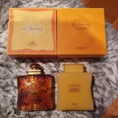 新品エルメス24Faubourg香水50mlu0026ボディーミルク100ml