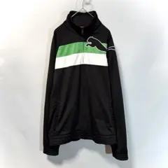 PUMA プーマ トラックジャケット ジップアップ ジャージ Big刺繍ロゴ M