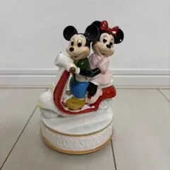 オルゴール レトロ 希少 Disney ミッキーミニー ミッキーマウスマーチ