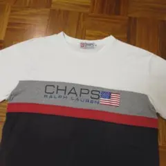 90s　CHAPS RALPH LAUREN　Tシャツ　表記サイズL　正規品