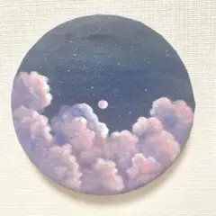 絵画　アクリル画　空　雲　キャンバスアート