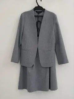 【美品】INDIVI グレー スカートセットアップ