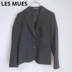 LES MUES テーラードジャケット　ビジネススーツ　アウター　ブラック　S