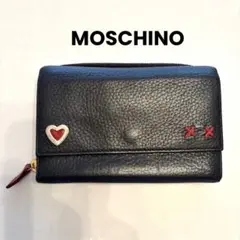 MOSCHINO ピンク 三つ折り財布　新品未使用　＄マーク　モスキーノ MOSCHINO ピンク 三つ折り財布 新品未使用 ＄マーク モスキーノ
