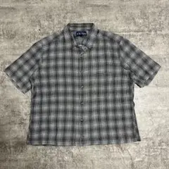 OLD 短丈　ショート丈　チェックシャツ　cityboy 古着　ボックス