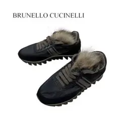 BRUNELLO CUCIMELLI スニーカー 秋冬 モニーレファー イタリア