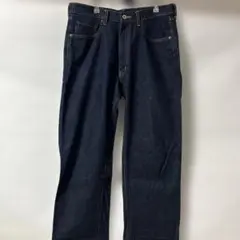 オールドユニクロ ストレートデニム 濃紺 リジット ジーンズ UNIQLO