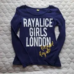 RAYALICE 長袖カットソー 150㎝ ネイビー