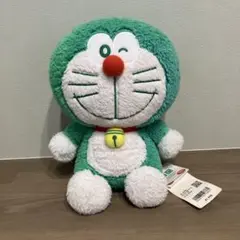 【タグ付き】ユニクロ グリーン色 ドラえもん サステナモード トイ　ぬいぐるみ