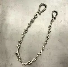 シルバーリンクチェーンウォレットチェーン