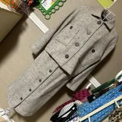 レトロ古着 80's ツイード 長袖ジャケット＆スカート ヴィンテージ 古着