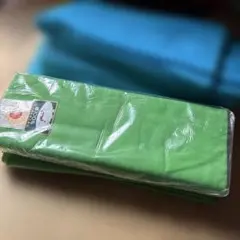 綿100%無地生地 緑と青のセット　21.2m以上