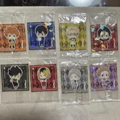 ハイキュー シュガーラスク オリジナルシール コンプリート 8枚セット ホロあり