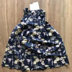 【新品　未使用】100 ワンピース　ブランシェス　花柄