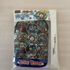 新品未開封 New3DSLL 妖怪ウォッチソフトポーチ メダル柄ブルー