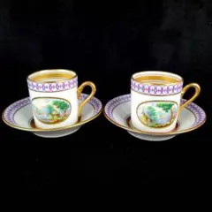 未使用 ◆ リチャードジノリ トスカーナ カップu0026ソーサー ペア ①