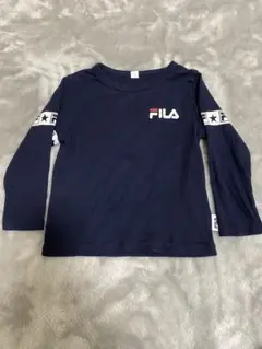150 FILA フィラ 長袖 Tシャツ 男の子 90 春 秋 冬 紺