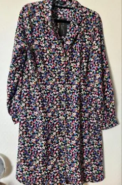 NEW LOOK花柄ワンピース　新品　LL