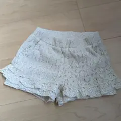 １２０㌢　ショートパンツ　アイボリーホワイト