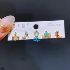 新品 シンデレラ ディズニー ピアス Disney 両耳用 片耳用 プリンセス