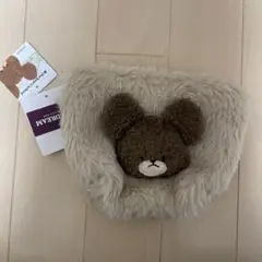本日まで値下げ) くまのがっこうファーポーチ