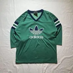 Y2K 90s old adidas オールド　アディダス　ロゴ　ロンT M