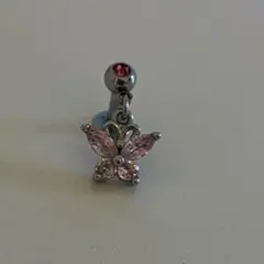 凛 ピアス ラブレット ピンク 蝶