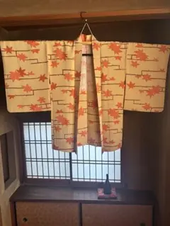 紅葉模様の羽織