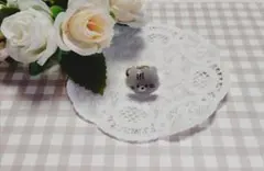 ふわふわ仔猫マカロンのリング