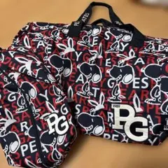 パーリーゲイツ　スヌーピー　ボストンバッグ　シューズケース