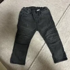 H&M グレー ストレッチパンツ　74サイズ