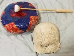 未使用 木魚 -仏壇 仏具 梵音具 仏教 禅宗 天台宗 浄土宗 木琴 ドラム-